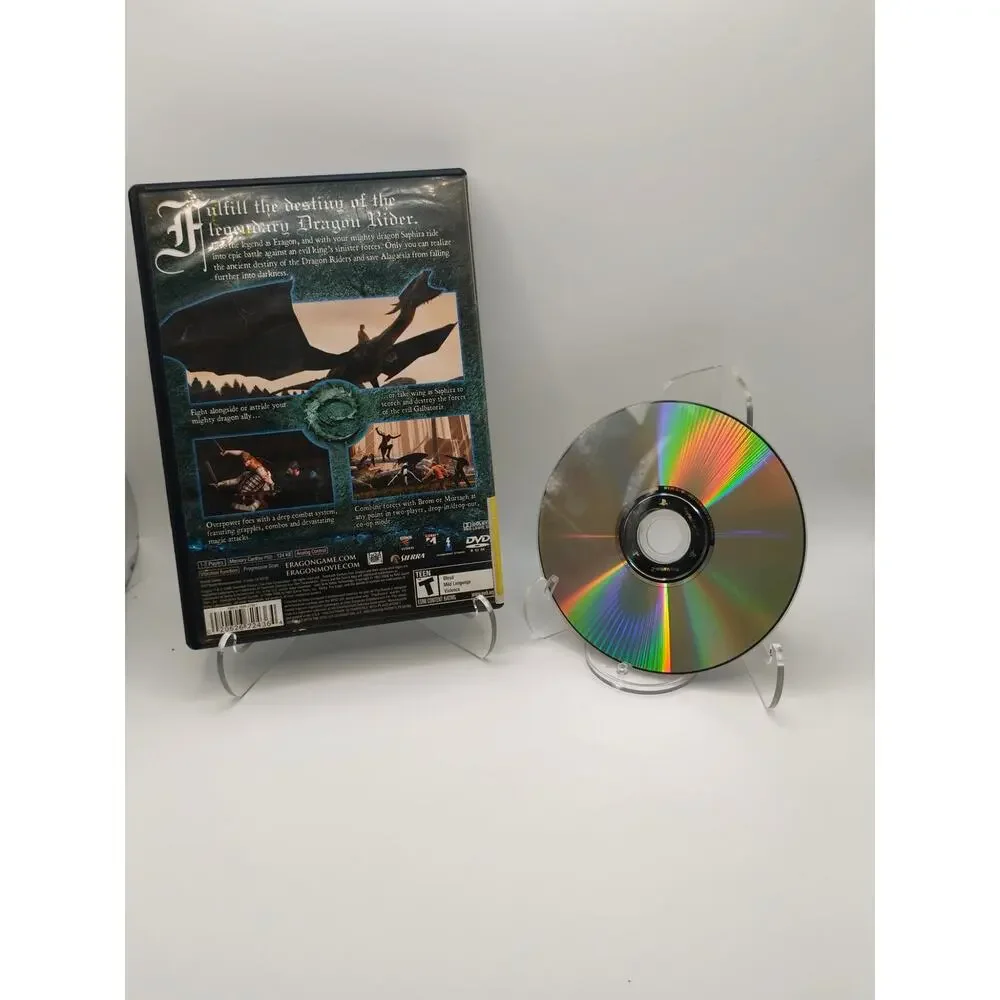 Eragon PS2 Case + Disc Tested Working